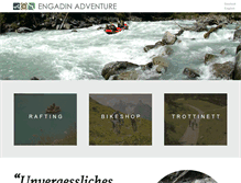 Tablet Screenshot of engadin-adventure.ch